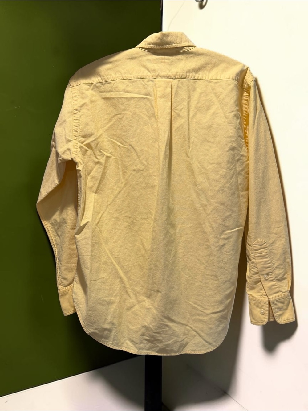 Ralph Lauren Sport Yellow Button Down Shirt 100% Cotton Men's